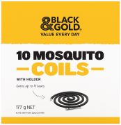 MOSQUITO COILS WITH HOLDER 10PK
