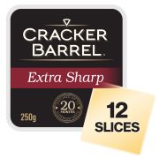 EXTRA SHARP VINTAGE CHEESE SLICES 250GM