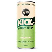 K!CK LEMON LIME CAN 250ML