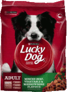 LUCKY DOG ADULT MINCED BEEF VEGETABLES AND MARROWBONE 8KG