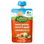 4 MONTHS+ SWEET POTATO CARROT AND APPLE BABY FOOD 120GM