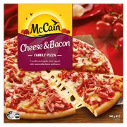 CHEESE AND BACON PIZZA 500GM