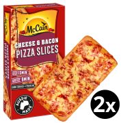 CHEESE & BACON PIZZA SLICE 600GM