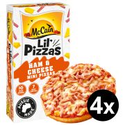 CHEESE & BACON PIZZA SINGLES 400GM
