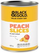 PEACH SLICES IN LIGHT SYRUP 825GM