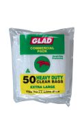 HEAVY DUTY GARBAGE BAG CLEAR 50S