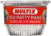 FOIL & PAPER PATTY PANS 100S