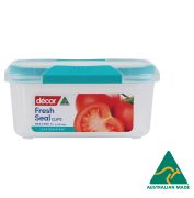 OBLONG CONTAINER WITH CLIP LIDS 1L