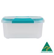 OBLONG CONTAINER WITH CLIP LIDS 1L