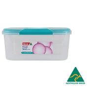 OBLONG CONTAINER WITH CLIP LIDS 7L