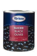 SLICED BLACK OLIVES 3KG