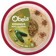 GREEN ZEST JALAPENOS HOMMUS 220GM