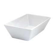 MELAMINE WHITE DISH 1EA