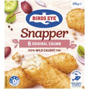 OVEN BAKE CRUMBED SNAPPER 270GM