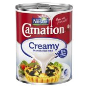 FULL CREAM EVAPORATED CARNATION MILK 340ML