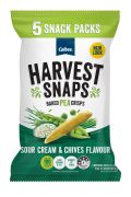 SNAPS SOUR CREAM & CHIVE FLAVOUR 5X18GM