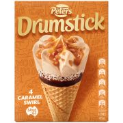 DRUMSTICK CARAMEL ICE CREAM MULTIPACK 4S