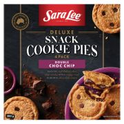 DOUBLE CHOCOLATE CHIP DELUXE SNACK COOKIE PIES 4PK