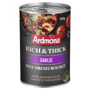 RICH & THICK GARLIC TOMATOES CANNED 410GM