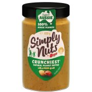 SIMPLY NUTS CRUNCHIEST PEANUT BUTTER 650GM