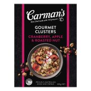 CRANBERRY APPLE & ROASTED NUT CLUSTERS GOURMET CEREAL 450GM