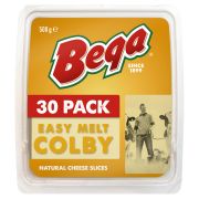 COLBY CHEDDAR CHEESE SLICES 500GM