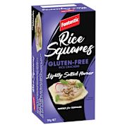 LIGHTLY SALTED RICE SQUARES 100GM