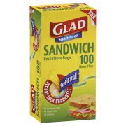 SNAP LOCK SANDWICH BAGS 100S