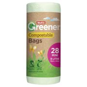 MINI COMPOSTABLE SHOPPING BAGS 28S