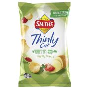 LIGHTLY TANGY THINLY POTATO CHIPS 175GM