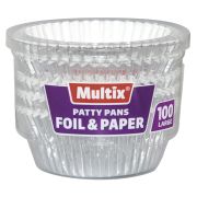 FOIL & PAPER PATTY PANS 100S