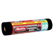 GARBAGE BAGS EXTRA WIDE ROLL 85CM X 7CM 56 LITRE 50S