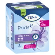 WIDE BACK LONG LENGTH NIGHT TIME MAXI PADS 6PK