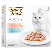 FANCY FEAST INSPIRATIONS SALMON & TUNA CAT FOOD 12X70GM