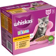 FAVOURITE KITTEN WITH CHICKEN  WET CAT FOOD MVMS 12X85GM