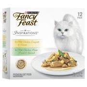 FANCY FEAST INSPIRATIONS CHICKEN CAT FOOD 12X70GM