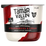 STRAWBERRIES & CREAM YOGHURT 170GM