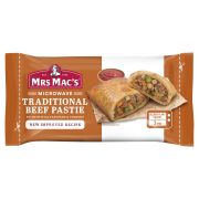 TRADITIONAL BEEF PASTIE MICROWAVE 165GM