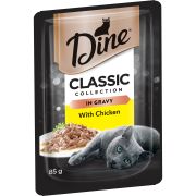 CLASSIC COLLECTION CHICKEN CHUNKS IN GRAVY CAT FOOD 85GM