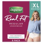 ADULTCARE REALFIT EXTRA LARGE FEMALE UNDERWEAR 8S
