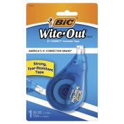 WITE OUT CORRECTION TAPE BLISTER PACK 1PK