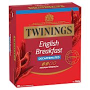 ENGLISH BREAKFAST DECAF TEA BAGS 80S