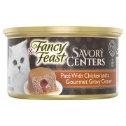 FANCY FEAST SAVOURY CENTRES CHICKEN PATE CAT FOOD 85GM