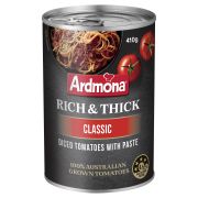 RICH AND THICK DICED TOMATOES 410GM