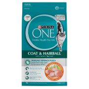 ONE ADULT DRY HAIRBALL CHICKEN CAT FOOD 1.4KG