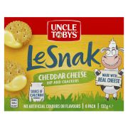 LE SNAK CHEDDAR CHEESE BISCUITS 132GM
