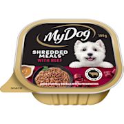 BEEF SHREDDED WET DOG FOOD 100GM