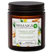 CARIBBEAN VETIVER & SANDALWOOD BOTANICA SCENTED CANDLE 205GM