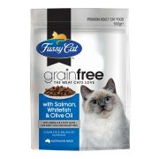 FUSSY CAT GRAINFREE SALMON & FISH WITH OLIVE OIL DRY CAT FOOD 500GM