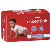 ESSENTIALS CRAWLER SIZE 3 NAPPIES 52S